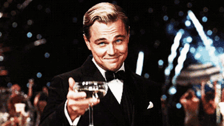 Champagne Cheers GIF