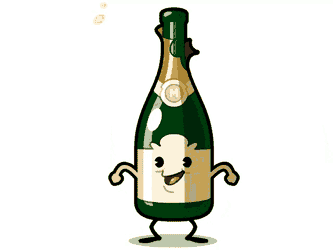 Champagne Dance GIF