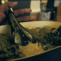 Champagne Popping Ad GIF