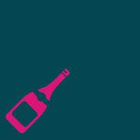 Champagne Popping Colors GIF
