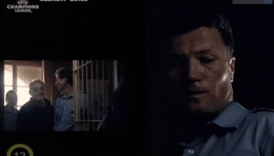 Champions League Advertisement On Screen GIF