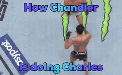Chandler And Charles Boxing Match GIF
