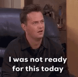 Chandler Bing Heartbreak GIF