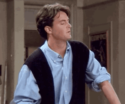 Chandler Bing Smoking GIF