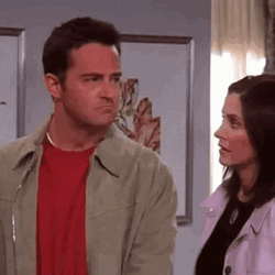 Chandler Bing Sure Sure Friends Scene GIF