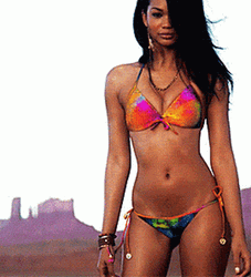 Chanel Iman Bikini Catwalk