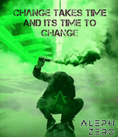Change Takes Time And Its Time To Change Aleph Zero Poster GIF