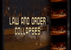 Chaos Law And Order Retro 80S VHSWave GIF
