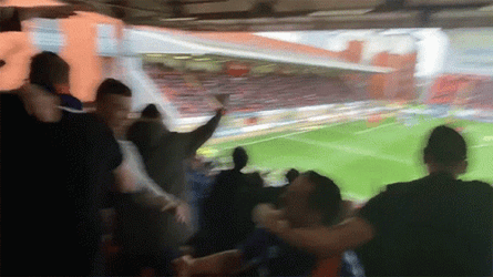Chaotic Crowd Happy Cheering GIF