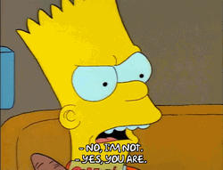 Chaotic Simpsons Yes You Are GIF