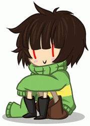 Chara Alone Lonely GIF