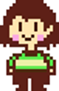 Chara Undertale Smiling GIF