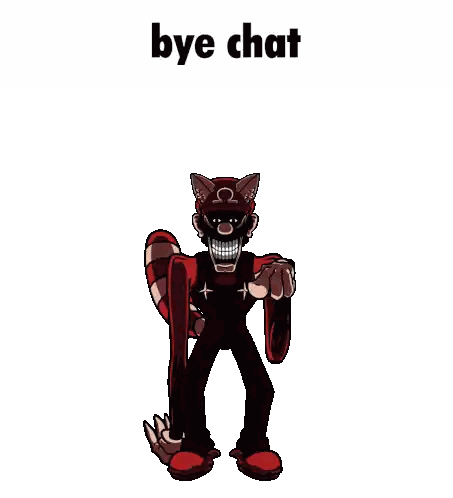 Character Saying Bye Chat Sticker