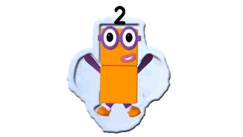 Character With Number 2 Sticker