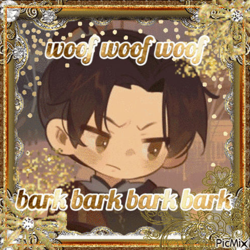 Character Woof Woof Woof Bark Bark Bark Bark GIF