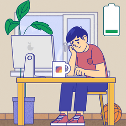 Charge Yourself With Coffee GIF