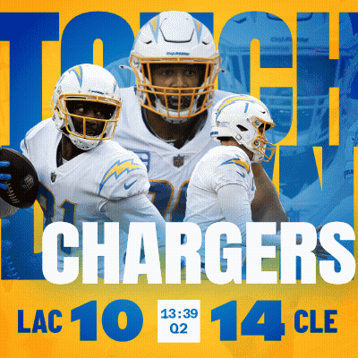 Chargers Advertisement Three Players 13:39 GIF