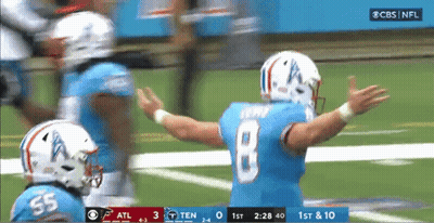 Chargers Football Ad With Lar 10 And Lac 17 Holding Football GIF