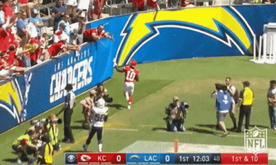 Chargers Vs Chiefs Football Game GIF
