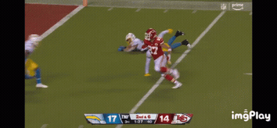 Chargers Vs Chiefs Football Game GIF