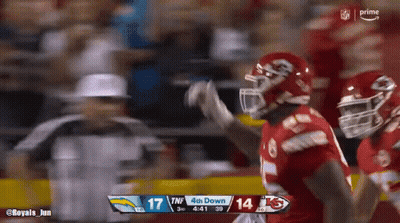Chargers Vs Chiefs Football Game On Prime GIF