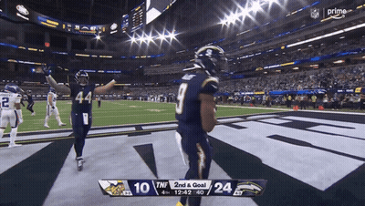 Chargers Vs Vikings Football Game GIF