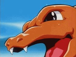 Charizard's Face Close Up