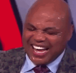 Charles Barkley Guarantee Splash Water On Face GIF