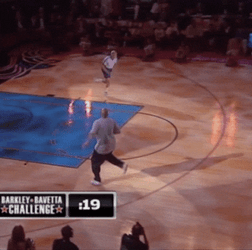 Charles Barkley Guarantee Stumbled Middle Court GIF