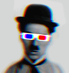 Charles Chaplin 3d Glasses