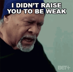 Charles Dumas Didn't Raise To Be Weak  GIF