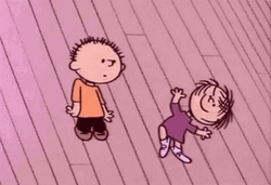 Charlie And Sally Brown Happy Dancing GIF