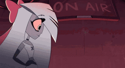 Charlie And Vaggie Hazbin Hotel GIF