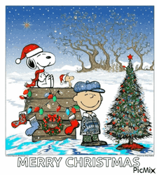 Charlie Brown Christmas Card GIF