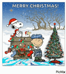 Charlie Brown Christmas Christmas Tree GIF