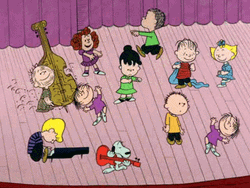 Charlie Brown Christmas Dance Party GIF