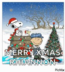 Charlie Brown Christmas Santa Snoopy  GIF
