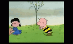 Charlie Brown Football GIF
