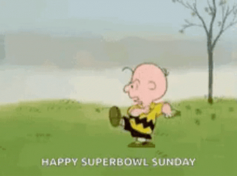 Charlie Brown Happy Super Bowl Sunday GIF