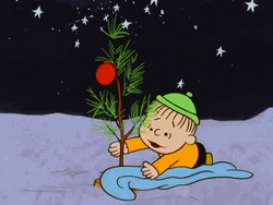 Charlie Brown Noser Talking To His Plant GIF