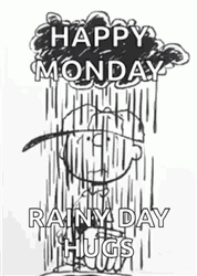 Charlie Brown Rainy  Monday Motivation GIF