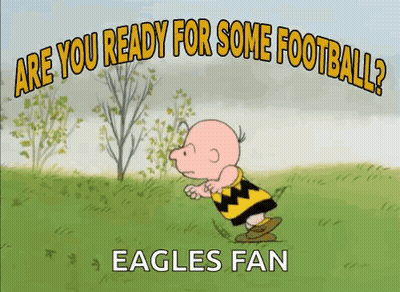 Charlie Brown Ready For Some Football Eagles Fan GIF
