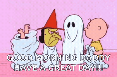 Charlie Brown Snoopy And Witch Standing Together GIF