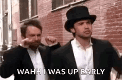 Charlie Day I Was Up Early GIF