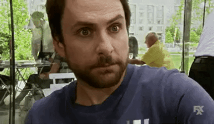Charlie Day Massaging Head GIF