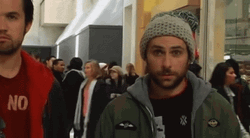 Charlie Day Realize Santa Claus GIF