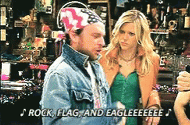 Charlie Day Rock Flag Eagle GIF