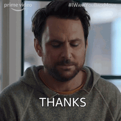 Charlie Day Thanks Prime Day GIF