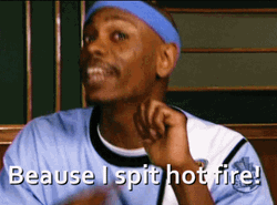Charlie Murphy I Spit Hot Fire GIF