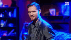 Charlie Pickering Doing Finger Guns GIF